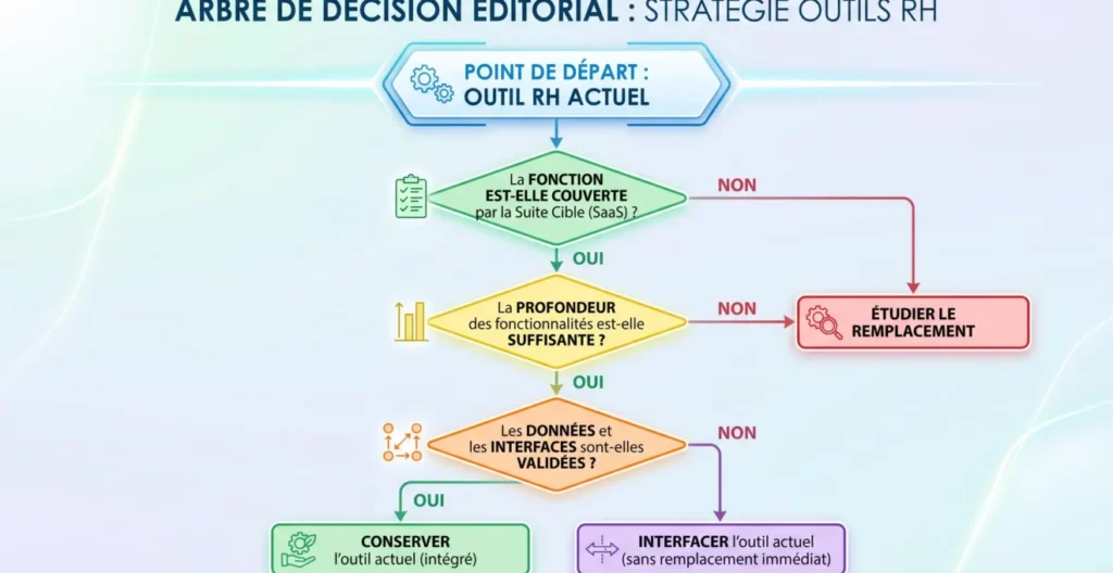 Arbre de décision pour remplacer ou conserver un logiciel RH Arbre de décision pour remplacer ou conserver un logiciel RH